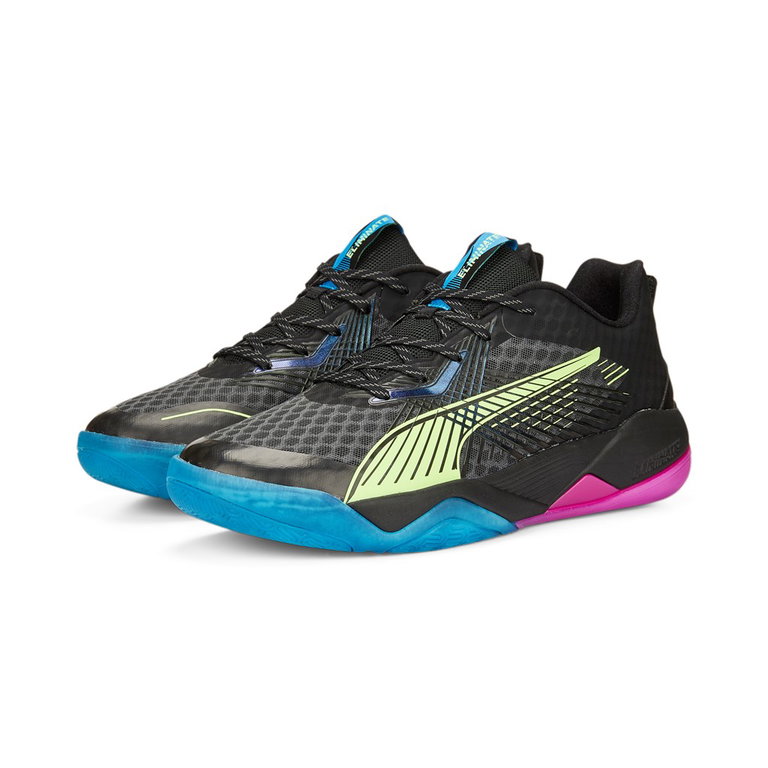 Puma Hallen-Indoorschuhe Eliminate Power Nitro II schwarz/bunt Herren